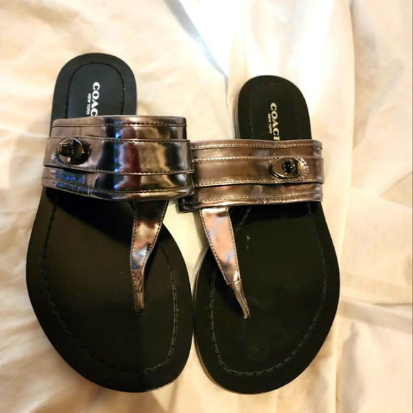 Coach Eileen Turnlock‎ sandals 6 NEW - Picture 1 of 9